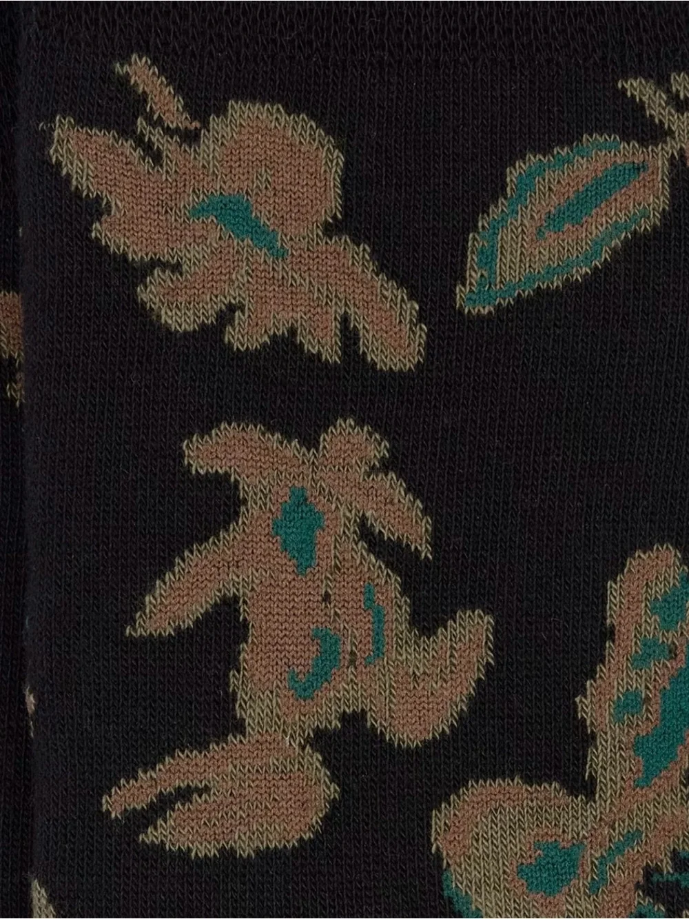 Paul Smith Black Cotton Blend Bohemia Socks